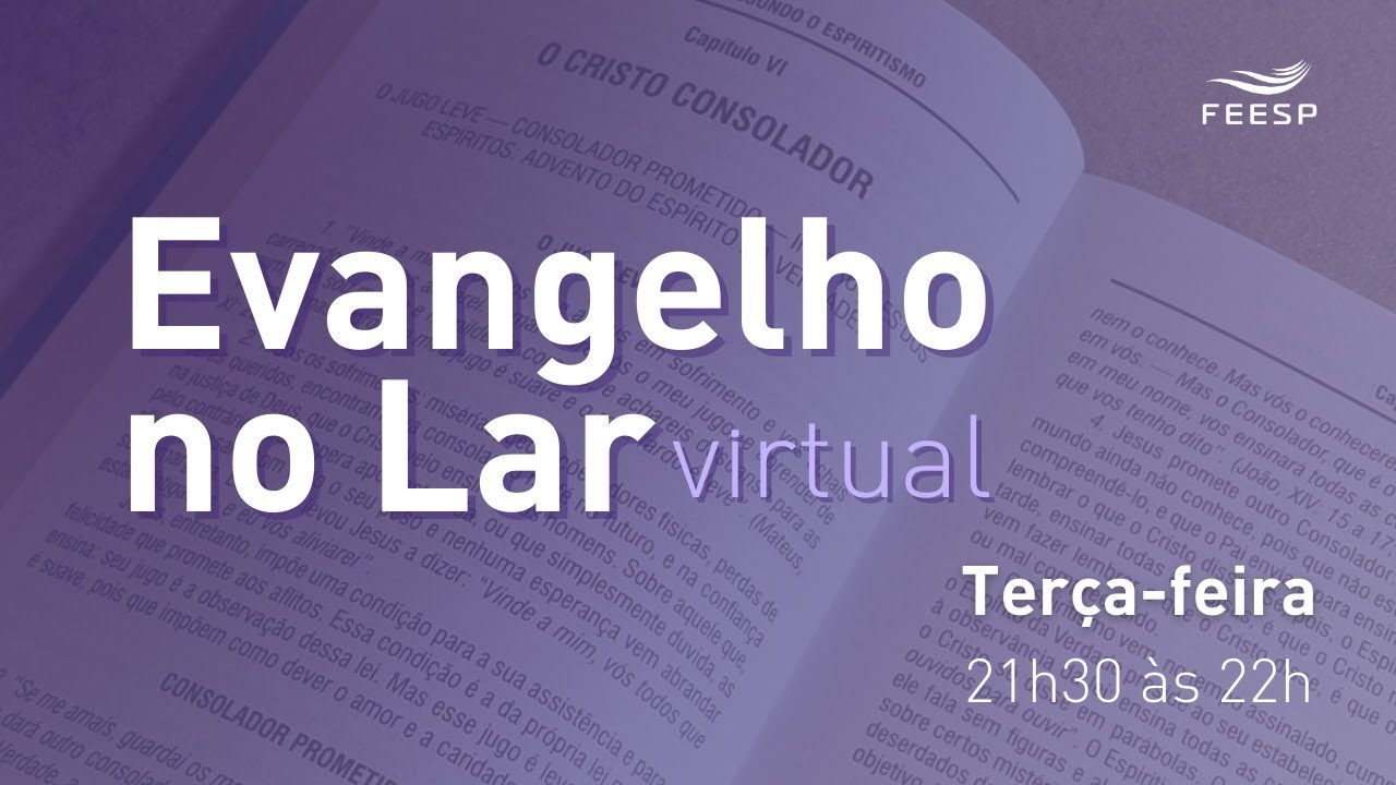 24.02.2026 | EVANGELHO NO LAR VIRTUAL - O EVANGELHO SEGUNDO ESPIRITISMO - Cap. IX - Item 10