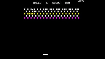 Oric Atmos Longplay - Breakout