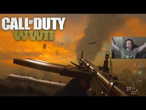 Call of Duty WW2 - FLAK TOWER - 1v1 Split-Screen (PS4 Pro) 