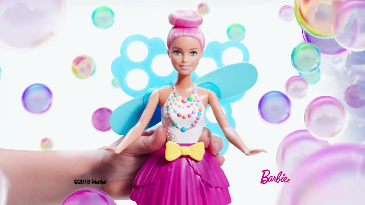 Muñeca Barbie Hada Burbujas Magicas Jugueteria Baby Kingdom - YouTube