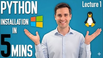 Install Python 3 in 5 Minutes (Windows & Linux Guide) | Python Setup for Beginners