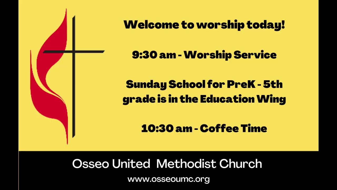 Worship Sunday June 18, 2023 at OUMC YouTube