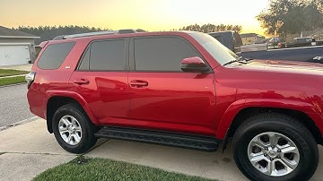 2021 Toyota 4Runner with 5% & 15% Ceramic Window Tint: Before and After