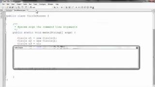 Introduction to Classes 7/8 - Circle Class Design