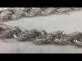 Jewellery how to make a rope chain by hand