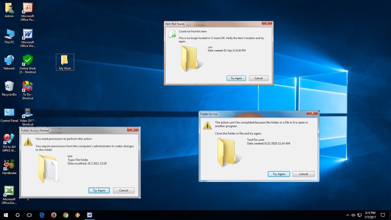How To Delete Undeletable Files Folders In Windows 10 8 7 No