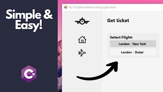 Design a Modern Airline Booking App using C#! (Beginner Tutorial) screenshot 4