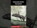 Un reptil cabezón y dientón