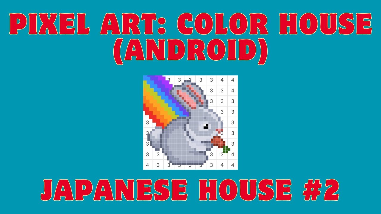 PIXEL ART: COLOR HOUSE / JAPANESE HOUSE #2 - YouTube
