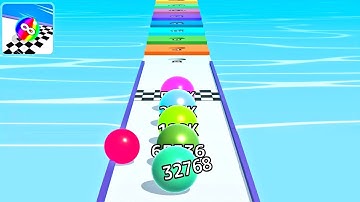 Ball Run Infinity Number Up To (128M, 256M, 512M, 1024M) ! All Levels Gameplay Part 13 android, ios