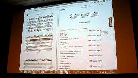 Peachnote with MuseScore.com & Noteflight