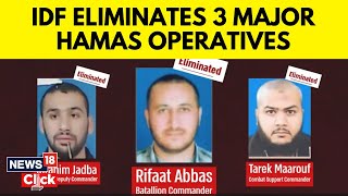 Israel vs Hamas | Israel Says It Killed 3 Senior Hamas Operatives Using Fighter Jets | G18V | News18