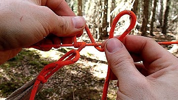 Keeping it Simple - Attaching a Tarp to a Ridgeline