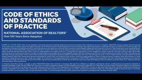 Preamble of the NAR/REALTOR Code of Ethics