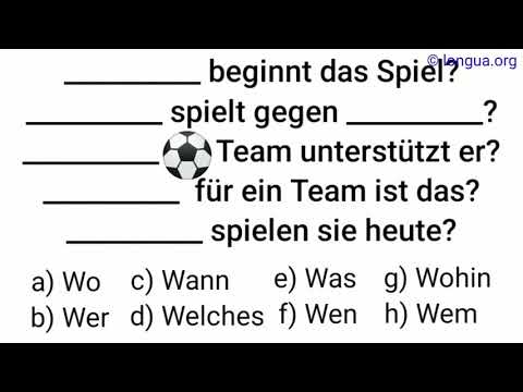 Fußball⚽, Fragen stellen,