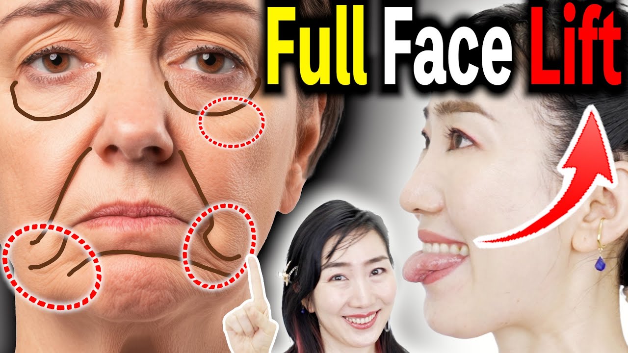 Работайте над этими 3 точками, пока они не заныли! И наблюдайте, как поднимается все ваше лицо.