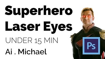 Superhero Laser Eyes in Photoshop