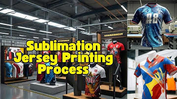 How sublimation T Shirt sports Jersey is made - process