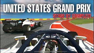 REAL RACING 3 - FORMULA 1 | UNITED STATES GRAND PRIX -  STAGE 01 COMPLETE