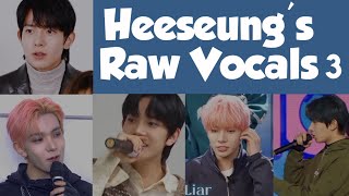 Heeseung's Live Raw Vocals part 3