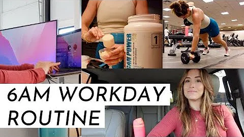 6AM MORNING ROUTINE while working 9-5 //motivation...
