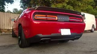 Dodge Challenger SRT HELLCAT Stock Oem Exhaust CLEAR SOUND 4K