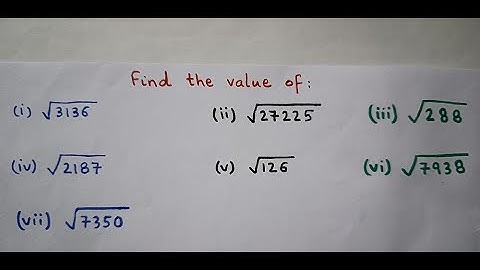 Square Root of Perfect and Non-Perfect Squares by Prime Factorization Method