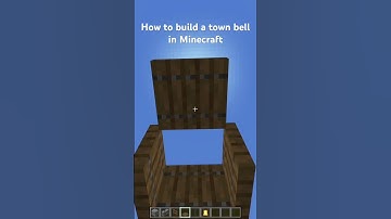 How to build a town bell in Minecraft #minecraft #tutorial #starforge #gaming #shorts