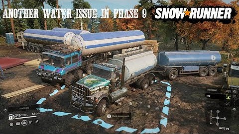 Yet Another Reason To Beware Of Water Trailers In Phase 9 SnowRunner New Update/DLC Water Deleting