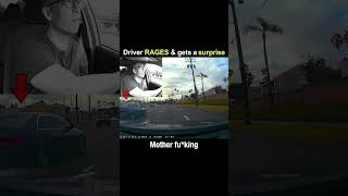 Driver RAGES & gets a surprise roadrage dashcamvideos dashcam