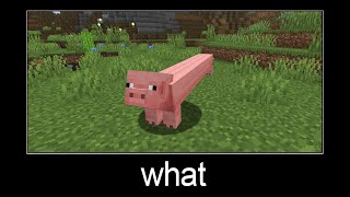 Minecraft wait what meme part 103 (long pig)