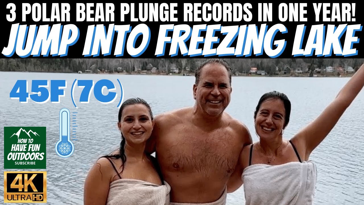 Polar Bear Plunge How to swim in 45F(7C) YouTube