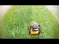 Mowing with New Cub Cadet Trimmer