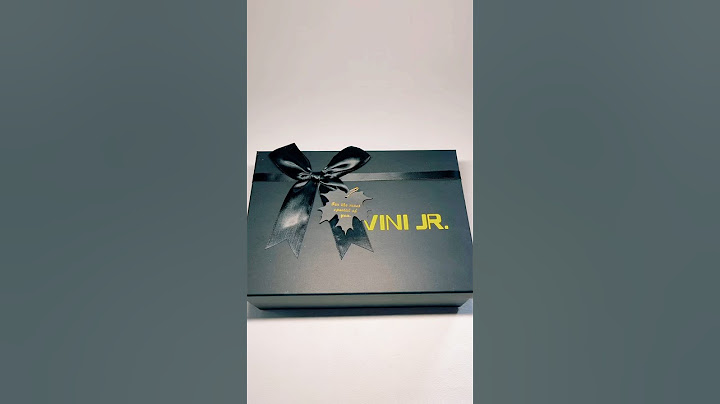 Vinicius junior gift box to big fan #vinicius #viniciusjunior #vinijr #vini #viniciusjr #realmadrid