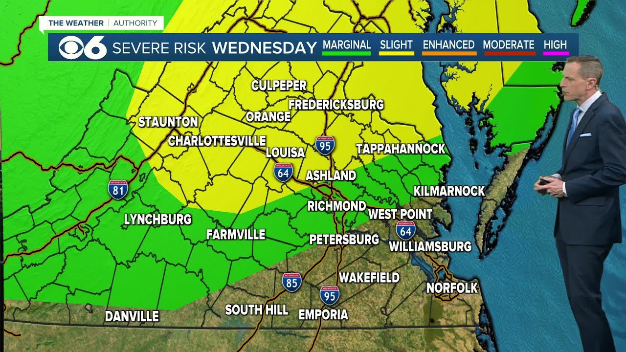 Warm with a few storms possible - YouTube
