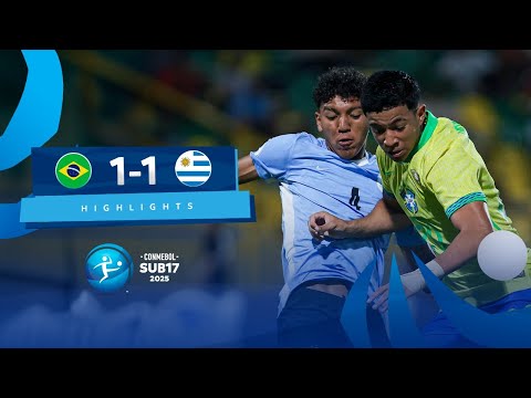 BRASIL vs. URUGUAY [1-1] | RESUMEN | CONMEBOL SUB17 | FASE DE GRUPOS