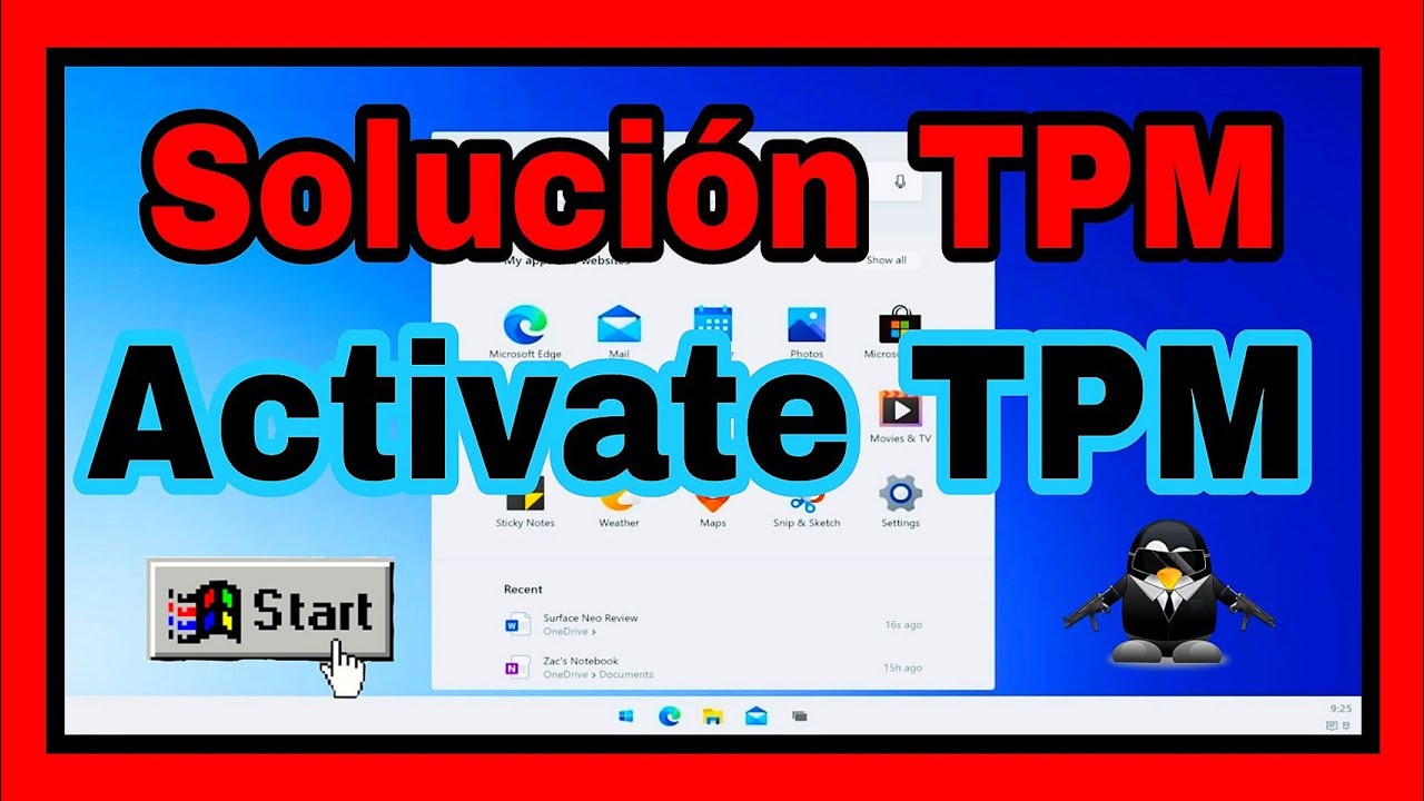 Como activar TPM en tu PC para actualizar a WINDOWS 11