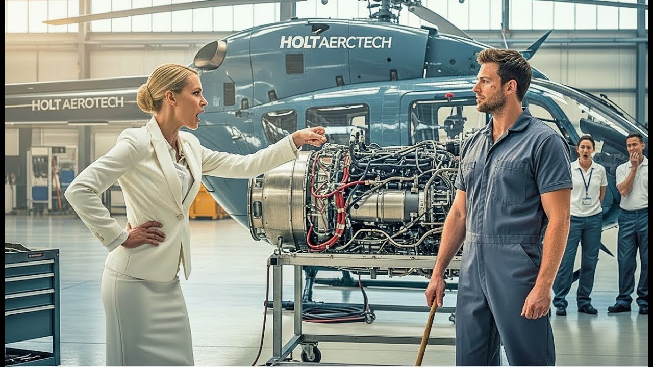 “Fix This Helicopter, I’ll Kiss You” — The CEO Laughed… Until the Room Went Silent
