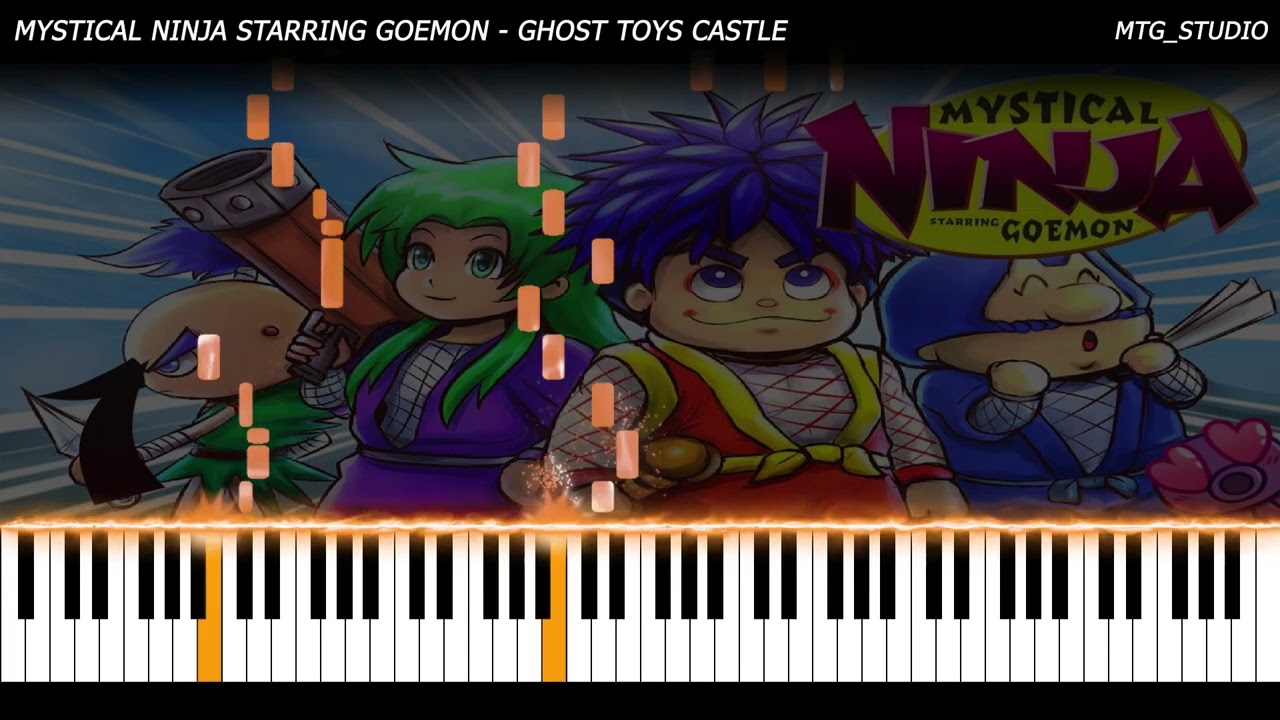 Mystical Ninja Starring Goemon - Ghost Toys Castle | VIDEO GAME PIANO COVER | PIANO TUTORIAL