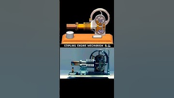 Sterling engine mechanism 🦾🧑‍🔧 #animation #3danimation #mechanical #3d #cad 🔥