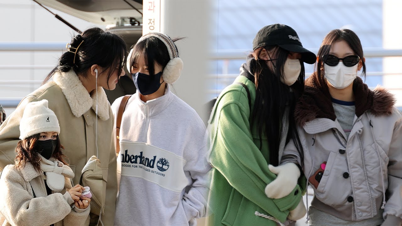 뉴진스 (NewJeans) 출국 ‘꾸벅꾸벅 인사하는 하니’ Departure | 인천공항 • 231228