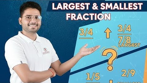 Only 1 Trick to Find Smallest & Largest Fraction Instantly! 🔥
