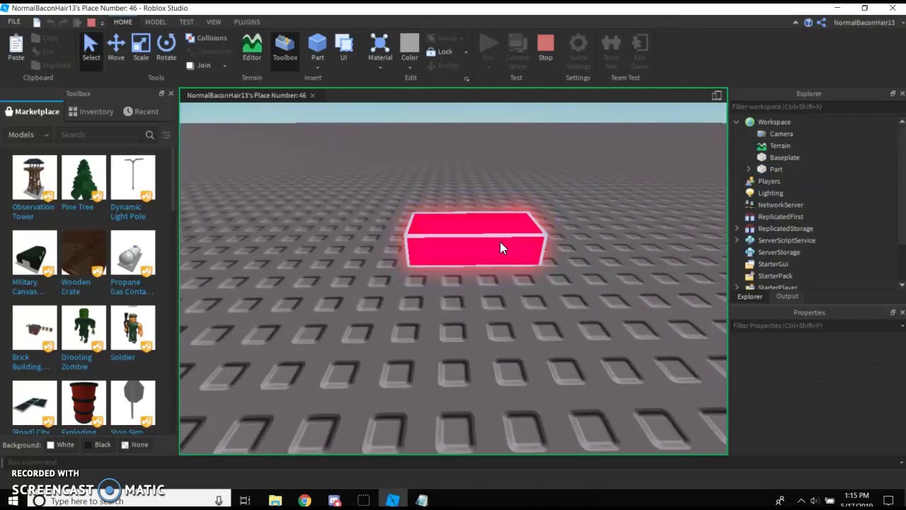 Roblox Studio How To Make A Smooth Color Changing Block Youtube - change color roblox studio