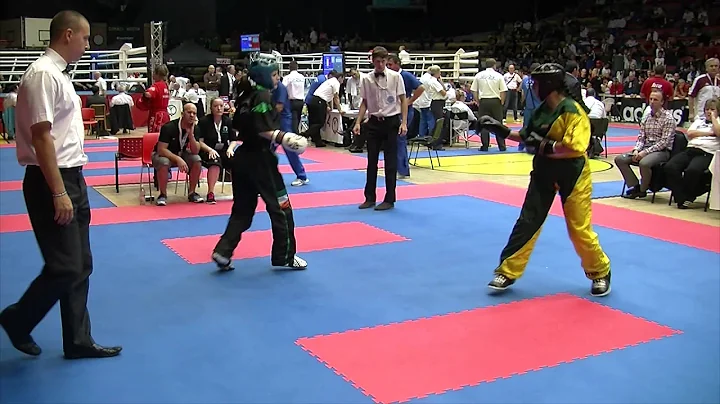 Michelle Bayley v Labeebah Mohamed Junior WAKO Wor...
