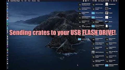 HOW to transfer crates and music onto a USB drive in Serato DJ