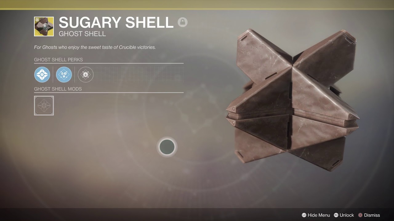 Destiny 2 Crimson Days/Doubles Sugary Ghost Shell