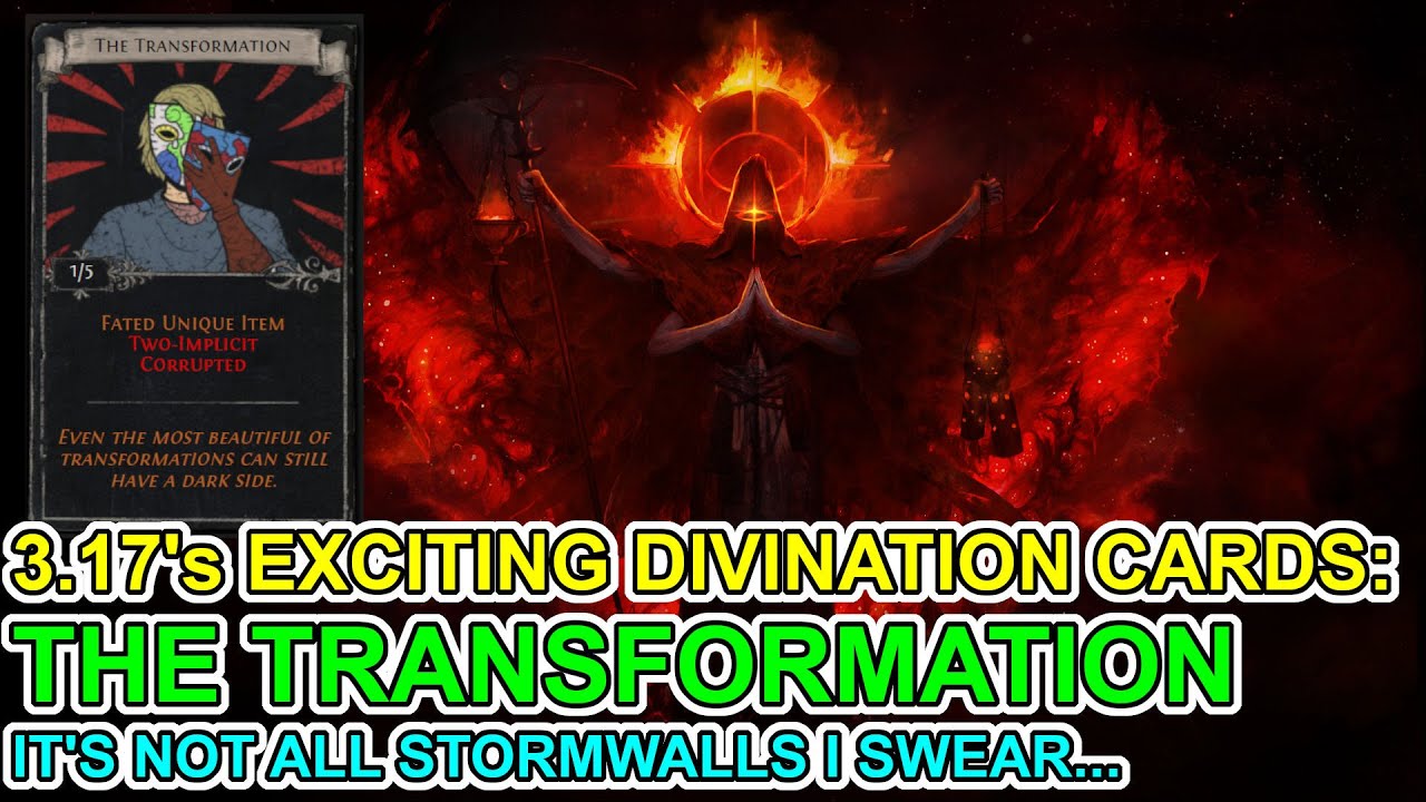 POE 3 17 High Variance Divination Card Fun The Transformation Path trading-200-divination-card-sets-path-of-exile-harbinger-league