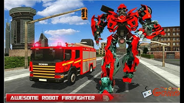 Fire Truck Real Robot Transformation : Robot Wars | Android GamePlay | Top Galaxy Game