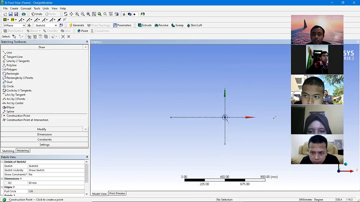 Flow Over Cylinder - Geometry and Meshing (Ansys-Fluent)