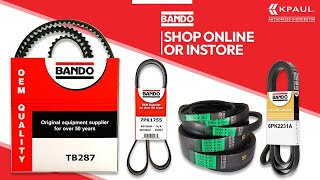 Bando Belts | Authorized Distributor | KPaul - Veteran Owned